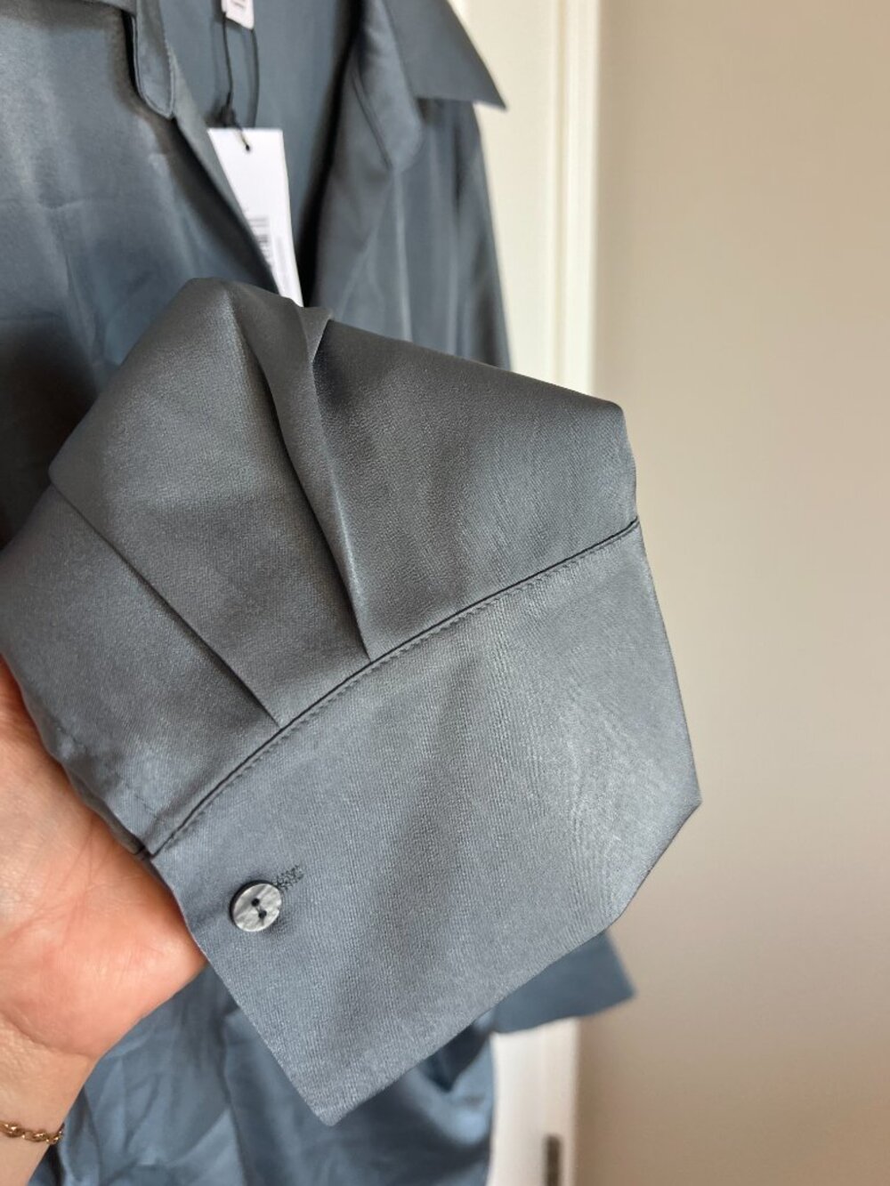 NWT XL The Drop Women's Mack Silky Wrap Mini Dress - Picture 13 of 16